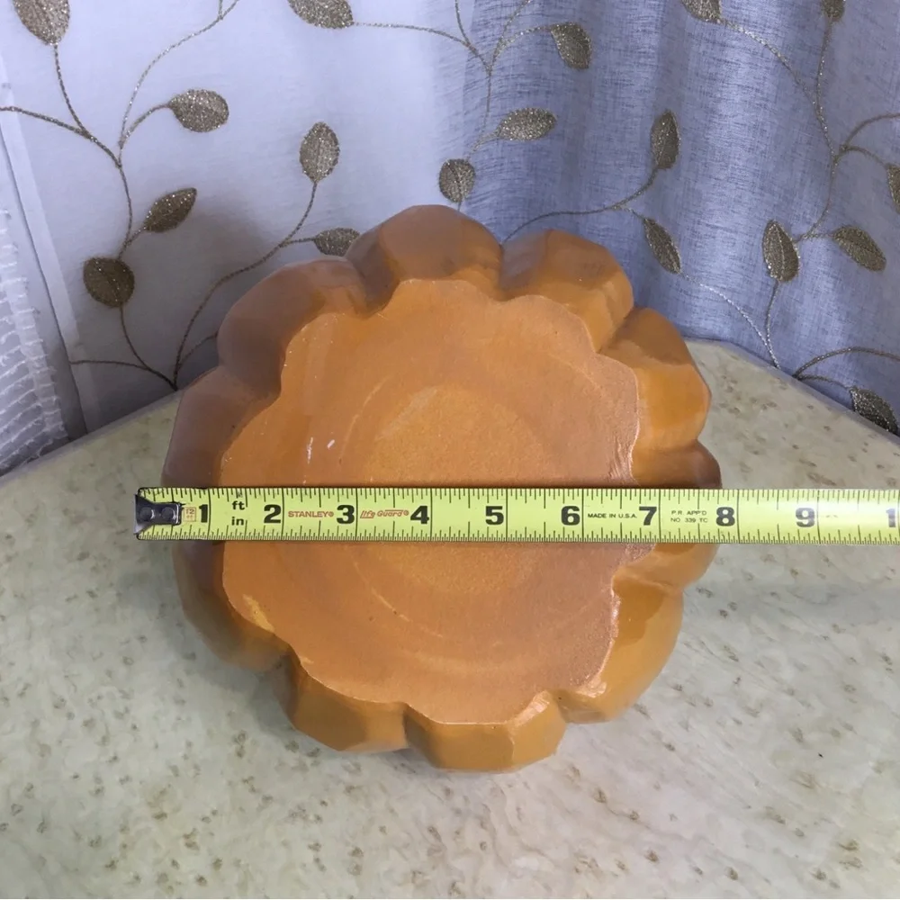 Plastic Resin Pumpkin Figurine Halloween Fall Thanksgiving Decor NEW!